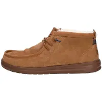 HeyDude Wally Mid Grip Veterschoenen | Maat 45 Heren Cognac