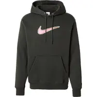 Nike Sweatshirt 'CLUB' bruin / pink / zwart / wit