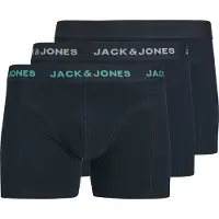 Jack & Jones Boxershorts 'JACCONOR' donkerblauw / jade groen / wit