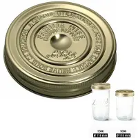 Le Parfait set van 6 schroefdoppen 11cm - - 610089