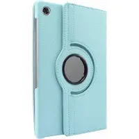Ntech Geschikt voor Lenovo M10 Plus 10.3 TB - X608 hoes Draaibare Book Multi stand Case Cover Licht Blauw