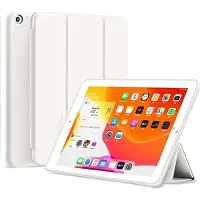 Ntech Hoes geschikt voor Apple iPad (2019 / 2020) 10.2 Smart Hoes Hard Case - Wit