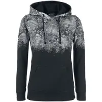 Rock Rebel by EMP - Rock Trui met capuchon - Promises - S tot 5XL - voor Vrouwen - zwart | Maat L