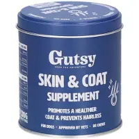 Gutsy Skin & Coat Supplement Hond 80 St Voeding