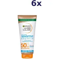 Garnier 6x Ambre Solaire Zonnemelk sensitive expert+, SPF 50+ 175ML