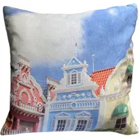Unique living - 4 stuks - kussenhoes - sierkussenhoes - zachte stof - Antillen - 45 x 45 cm - met rits