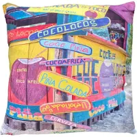 Unique living - 6 stuks - kussenhoesjes - sierkussen hoes - Tropical - multi - fel gekleurd - 45 x 45 cm - rits - zachte stof