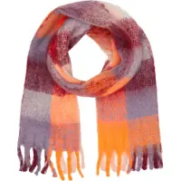 s.Oliver Sjaal lichtbeige / opaal / koraal / bourgogne