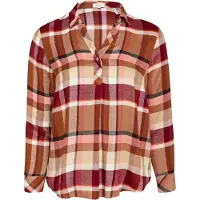 s.Oliver Blouse beige / bruin / rood / donkerrood