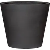 Pottery Pots Bloempot Refined Bucket M Volcano Black 58 x 50 cm
