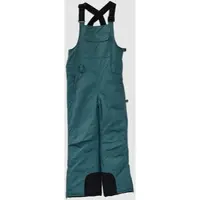 Ducksday Skibroek Kinderen – Waterdicht – Warm & Ademend – Unisex Wintersportbroek met Bretellen – Donkergroen – Maat 134/140