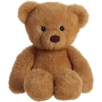 AURORA PLUSH Pluche dieren knuffels bruine teddybeer van 33 cm - Knuffeldieren beren speelgoed