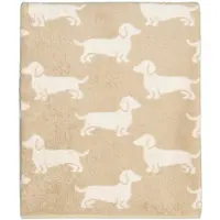 Cawö Douchelaken We love Dogs Nature/Beige