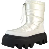Buffalo Snowboots 'Flora' wit / parelwit