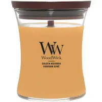 Woodwick geurkaars Golden Bourbon Medium