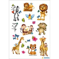 Herma Stickers de dieren v. de dierentuin - 20 stuks