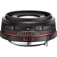 Pentax K-objectief 21mm f/3.2 AL Limited Black voor HD DA