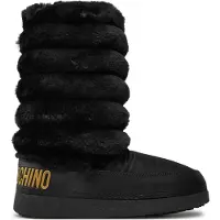Moschino Snow Boots In Nylon And Soft Fabric Black Maat: 35-36 | Laarzen Outlet | Dames | Zwart