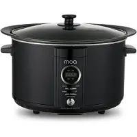Moa Slowcooker Digitaal - 6,5 liter - Zwart - BPA vrij - SC65DB