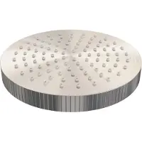 Brauer Stripe regendouchekop Diameter 25 cm RVS-kleurig geborsteld PVD
