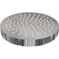 Brauer Stripe Hoofddouche 25cm - Chroom - Messing - Kranen, Douchekranen, Hoofddouches - 8720724571373 - Kranen, Douchekranen, Hoofddouches
