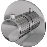 Brauer Stripe Inbouwthermostaat - Chroom - Kranen, Badkranen, Inbouw Badkranen - 8720724564474
