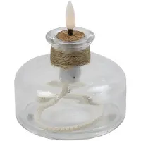 Countryfield LED Olielamp Lyon Helder Ø9,5xH10,2cm Transparant transparant Glas Countryfield