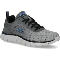 SKECHERS Sneakers laag 'Track Ripkent' grijs