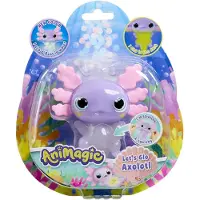 Animagic Let's Glo Axolotl Pastel - Speelfiguur - Lichtgevende Axolotl