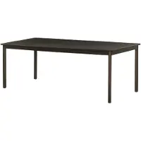 LivingFurn Eetkamertafel Tobago Espresso 220cm Rechthoek Bruin