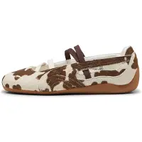 Puma Ballerina met riempjes 'Speedcat' ecru / chocoladebruin