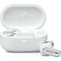 AKG Ecouteurs sans fil N5 Hybrid Bluetooth avec réduction active du bruit Blanc
