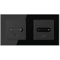 Livolo | Zwart | SR+SR | SlideDimmer | Wisselschakelaar | Smart Home