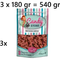 Vadigran - candy store - hondensnacks - zalm - 180 gr *** 3 X *** geen toegevoegde suiker = 540 gr