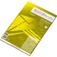 Mailmedia akte-envelop bruin, B5, 17,6 x 25 cm, gegomd, zonder venster, 10 st.