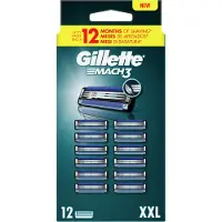 Gillette MACH3 Scheermesjes Set van 12 Navullingen