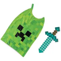 Disguise MINECRAFT (MOJANG), Minecraft Zwaard & Cape Set, Maat One Size Kind, Kind