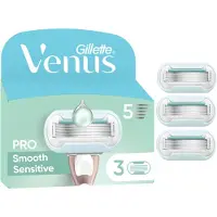 Gillette venus - Pro Smooth Sensitive scheermesjes - Groen/Wit - 3 stuks
