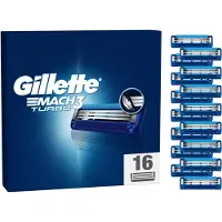 Gillette Mach3 Turbo Scheermesjes Voordeelpack - 16 stuks