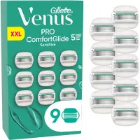 Gillette - Pro ComfortGlide Sensitive scheermesjes - Groen/Wit - 9 stuks