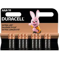 Duracell Basic MN2400 LR03 AAA Alkaline Batterijen 10 Stuks