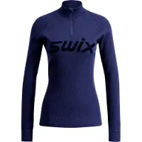 Swix RaceX Merino Half Zip, dames, navy