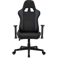 Sense7 Spellcaster - Gamestoel Stof - Ergonomische Bureaustoel - Belastbaar tot 150kg - 2D Armsteunen & Kussens - Zwart/Blauw