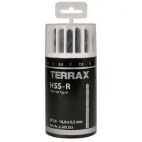 Terrax Din 338 Type N Hss Laminated Borenset 19 Stukken