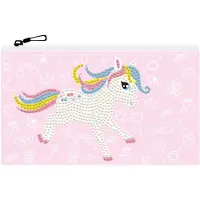 Diamond Dotz etui met rits - Pony Frolic - creatieve knutselset.