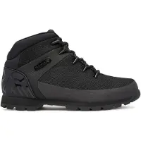 Timberland Men Euro Sprint Mid Lace Up Waterproof Boot Jet Black-Schoenmaat 43