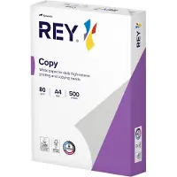 Rey Kopieerpapier Copy A4 80gr wit 500vel | 5 stuks