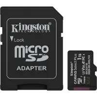 Kingston 1TB microSDXC Canvas Select Plus Gen3 150MB/s A1 Card + Adapter SD-kaart