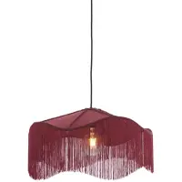 Light & Living Hanglamp Ø50x28 cm TIFFANY velvet bordeaux