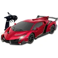 Gear2Play RC Lamborghini Veneno rood 1:12 - Bestuurbare auto - 2.4 GHz met verlichting